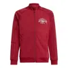 Adidas Originals (gs) Adidas Collegiate Graphic Pack Sst Track Top 'burgundy' In Red