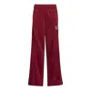 Adidas Originals (gs) Adidas Collegiate Graphic Pack Wide Leg Track Pants 'burgundy' In Red