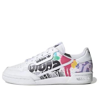 Adidas Originals (gs) Adidas Continental 80 J 'graffiti' In Multi