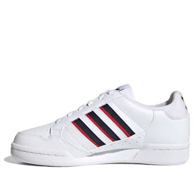 Adidas Originals (gs) Adidas Continental 80 Stripes J 'white Red Blue'