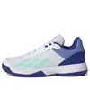 Adidas Originals (gs) Adidas Courtflash Tennis 'white Lucid Blue' In Multi