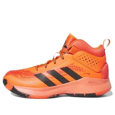 Adidas Originals (gs) Adidas Cross Em Up 5 Wide J 'solar Red Black'