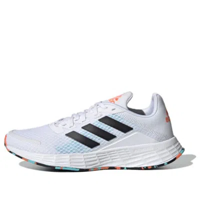 Adidas Originals (gs) Adidas Duramo Sl 'white Pulse Aqua' In Gray