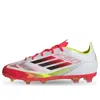Adidas Originals (gs) Adidas F50 Elite Fg 'pure Victory Pack White Yellow Neon Red' In Multi