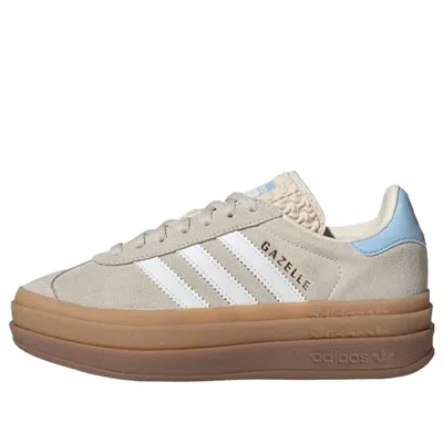 Adidas Originals (gs) Adidas Gazelle Bold 'grey Brown White' In Neutral