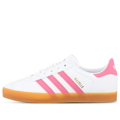 Adidas Originals (gs) Adidas Gazelle 'white Pink Gum'