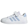 Adidas Originals (gs) Adidas Grand Court El Top Strap 'white Blue Dawn'