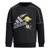 Adidas Originals (gs) Adidas Graphic Sweaters 'black White' In Blue