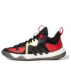 Adidas Originals (gs) Adidas Harden Stepback 2 J 'black Scarlet' In Multi