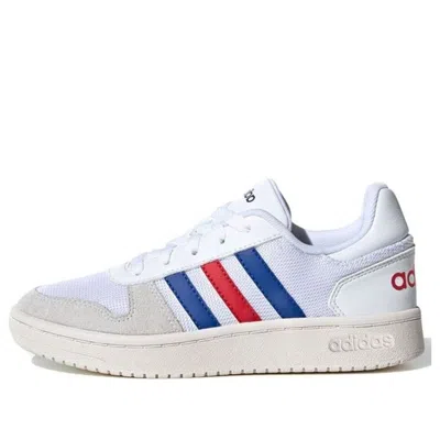 Adidas Originals (gs) Adidas Hoops 2.0 K 'white Blue Red'