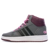 Adidas Originals (gs) Adidas Hoops 2.0 Mid 'grey Black Screaming Pink'