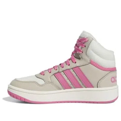 Adidas Originals (gs) Adidas Hoops 3.0 Mid J 'wonder Beige Pink Fusion'