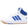Adidas Originals (gs) Adidas Hoops Mid 3.0 Shoes 'white Royal Blue'