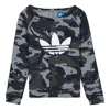 Adidas Originals (gs) Adidas J C Crew Fleece In Gray
