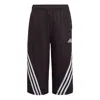 Adidas Originals (gs) Adidas Junior 3 Stripes Woven 3/4 Tracksuit Pants 'black White'