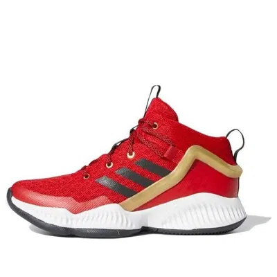 Adidas Originals (gs) Adidas Lockdown J Shoes Red/black/golden In Multi