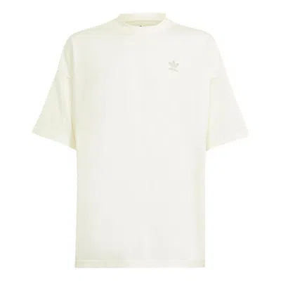 Adidas Originals (gs) Adidas Logo T-shirt Asia Sizing 'beige' In White