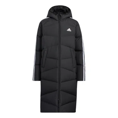 Adidas Originals (gs) Adidas Long Padded Down Jacket 'black White'