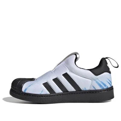 Adidas Originals (gs) Adidas Marvel X Superstar 360 J 'black Panther' In White
