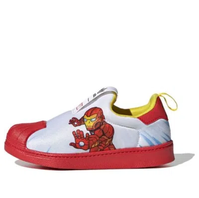 Adidas Originals (gs) Adidas Marvel X Superstar 360 J 'iron Man' In Multi