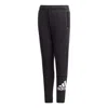 Adidas Originals (gs) Adidas Must Haves Winter Logo Sweatpants 'black White' In Blue