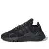 Adidas Originals (gs) Adidas Nite Jogger J 'carbon' In Black