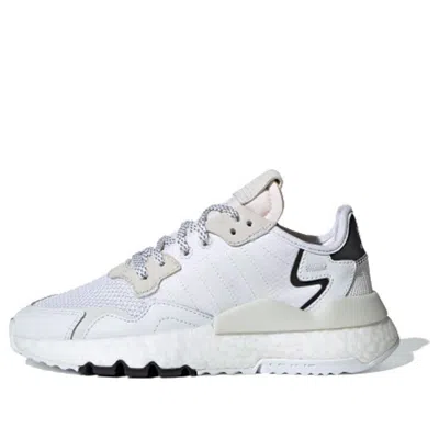 Adidas Originals (gs) Adidas Nite Jogger J 'cloud White' In Multi