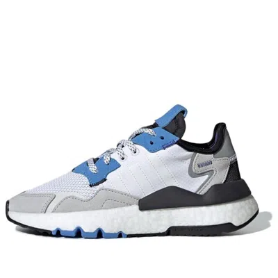 Adidas Originals (gs) Adidas Nite Jogger J 'white Real Blue'