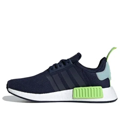 Adidas Originals (gs) Adidas Nmd_r1 J 'collegiate Navy Ice Mint' In Blue