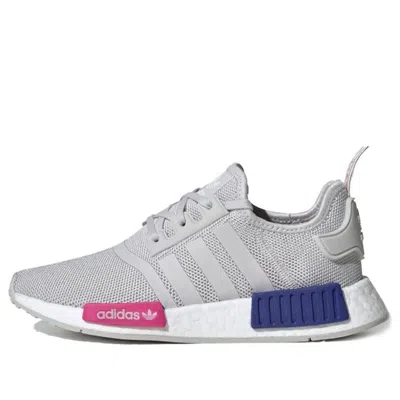Adidas Originals (gs) Adidas Nmd_r1 J 'grey Pink Purple' In Multi