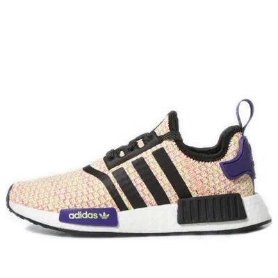 Adidas Originals (gs) Adidas Nmd_r1 J 'solar Yellow Pink'