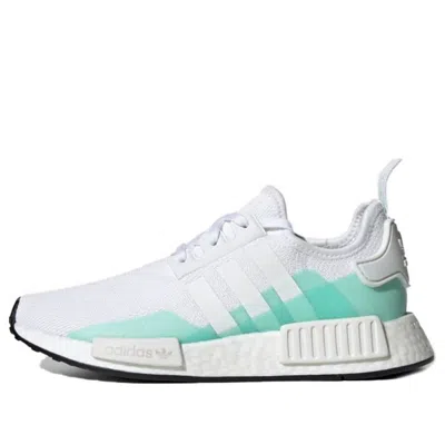 Adidas Originals (gs) Adidas Nmd_r1 J 'white Clear Mint' In Multi