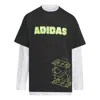 Adidas Originals (gs) Adidas Original Street Sport 2-in-1 T-shirt 'black White'