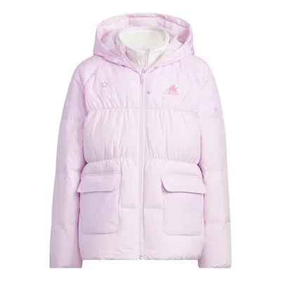 Adidas Originals (gs)  2-in-1 Down Jacket 'pink White'
