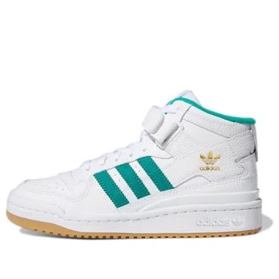 Adidas Originals (gs)  Forum Mid Shoes 'cloud White Glory Green'
