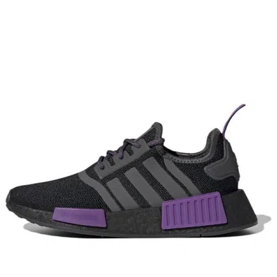Adidas Originals (gs)  Nmd_r1 'black Grey Active Purple'