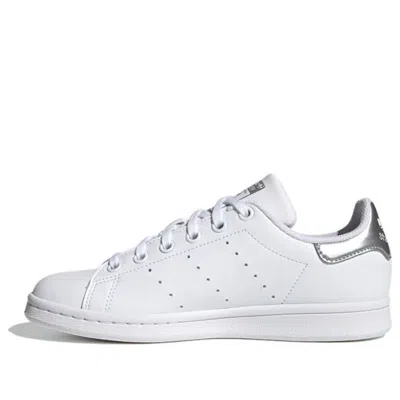 Adidas Originals (gs)  Stan Smith J Shoes 'white Silver'