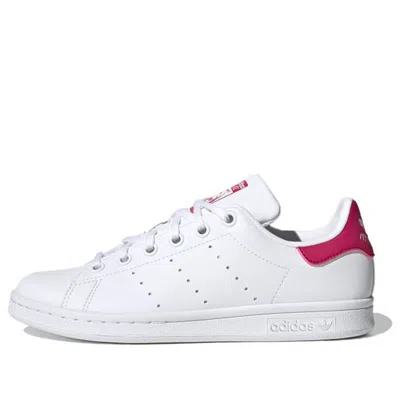 Adidas Originals (gs)  Stan Smith J 'white Rose Red'