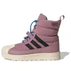 Adidas Originals (gs)  Superstar Boot 2.0 'purple Black Cream'