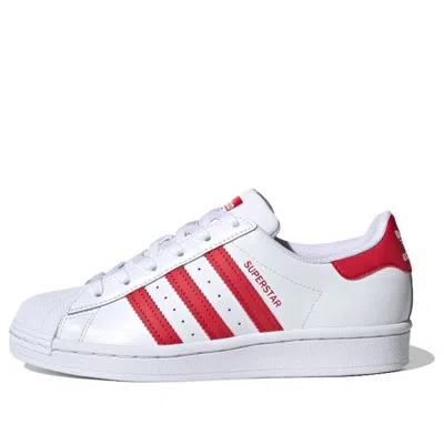 Adidas Originals (gs)  Superstar J 'white Red'
