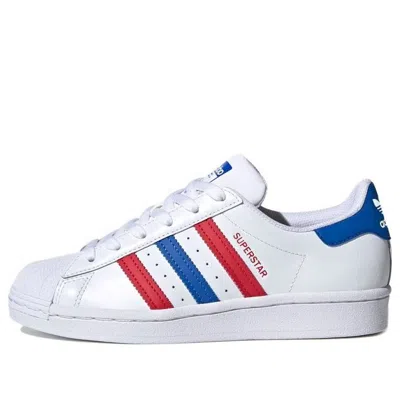 Adidas Originals (gs)  Superstar J 'white Red Blue'