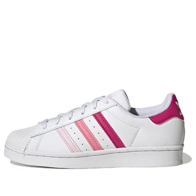 Adidas Originals (gs)  Superstar 'white Bliss Pink'