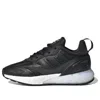 Adidas Originals (gs)  Zx 2k Boost 2.0 'black Silver Metallic' In Multi