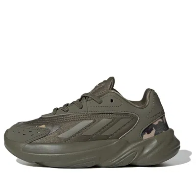 Adidas Originals (gs) Adidas Ozelia Shoes 'olive Strata Camo' In Black