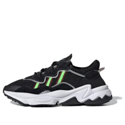 Adidas Originals (gs) Adidas Ozweego J 'black Solar Green'