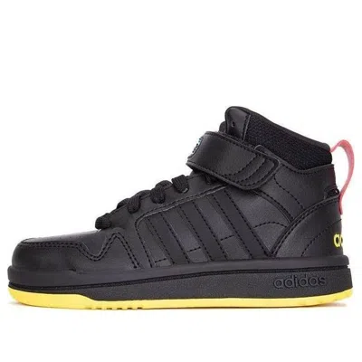 Adidas Originals (gs) Adidas Postmove Mid Shoes 'black Yellow Blue'