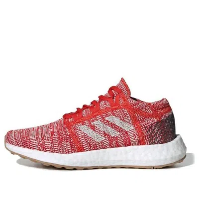 Adidas Originals (gs) Adidas Pureboost Go J 'active Red Carbon' In Multi