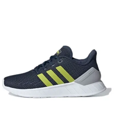 Adidas Originals (gs) Adidas Querstar Flow Nxt 'navy Acid Yellow'