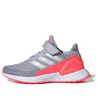 Adidas Originals (gs) Adidas Rapidarun Grey/pink In Gray