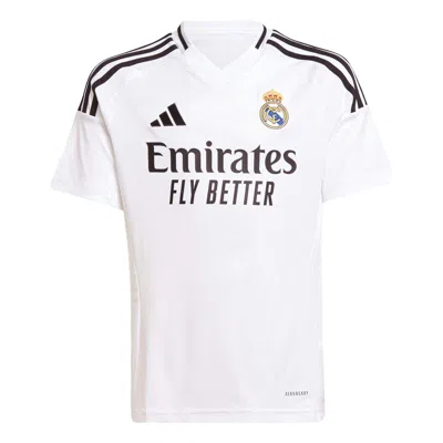 Adidas Originals (gs) Adidas Real Madrid 24/25 Home Soccer Jersey Asia Sizing 'white'